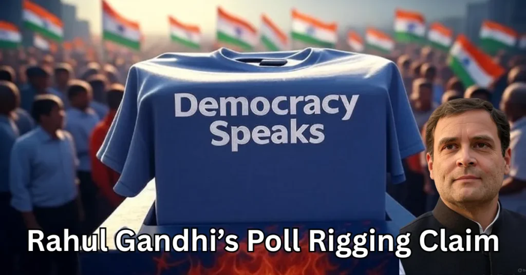 Rahul Gandhi, election rigging, Lok Sabha polls, custom t-shirts, aahik.shop, #aahik.shop,