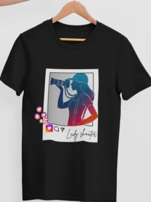 #aahik.shop, #BuyHindiGraphicTee, #BuyHindiGraphicTshirt, aahik.shop Clothing, aahik.shop printed tees, camera lover t-shirt, Instagram inspired tee, lady shooter t-shirt, oversized t-shirt women, photography print tee, shutterbug fashion, stylish graphic t-shirt, travel streetwear for women, women photographer tee
