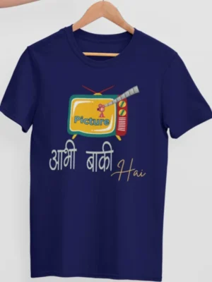 #aahik.shop, #BuyHindiGraphicTee, #BuyHindiGraphicTshirt, Affordable Bollywood streetwear India, Bollywood dialogue T-shirt, Bollywood dialogue T-shirt for fans, Bollywood graphic tee, Buy Bollywood printed T-shirts in India, Cinema vibe T-shirt, Cotton Bollywood quote T-shirt online, cotton graphic tee, Desi movie quote printed tee online, Desi movie quote shirt, Fun casual wear, Funny Hindi slogan T-shirt for men, Funny printed T-shirt, Hindi cinema cotton T-shirt West Bengal, Hindi Quote T-Shirt, Humour Hindi tee, Movie dialogue printed T-shirt India, Oversized Hindi printed tee for streetwear, Picture Avi Baki Hai Bollywood printed T-shirt, Picture Avi Baki Hai T-shirt, Pop culture T-shirt India, Sarcasm printed T-shirt, Statement Bollywood shirt