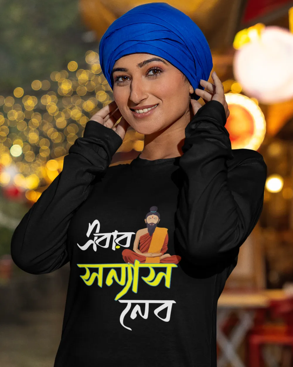 Ebar Sonyas Nebo – Bold Graphic Full Sleeve T-Shirt | Streetwear-Inspired Casual Tee for Men & Women